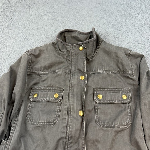 J Crew Field Jacket Mens Medium Bedford Utility Workwear Relaxed Pockets - Picture 4 of 11